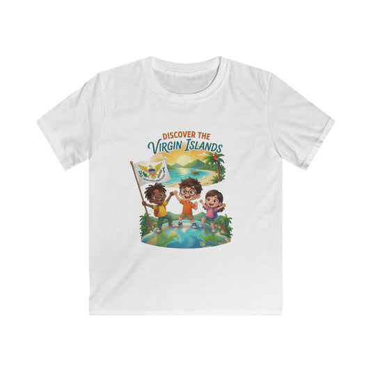 TINY TRAVEL TRIBE DISCOVER THE USVI T-SHIRT