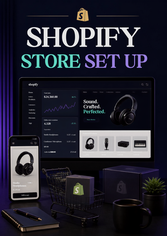 SHOPIFY STORE SET UP & LAUNCH