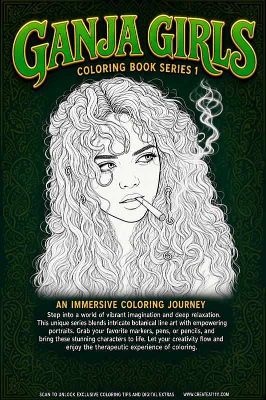 GANJA GIRLS COLORING BOOK (FULL COPY PDF)