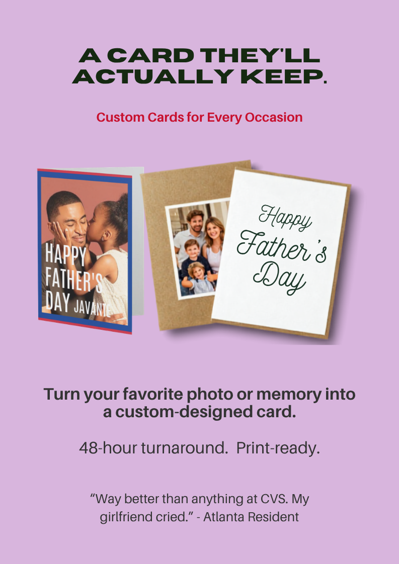 CUSTOM GREETING CARD
