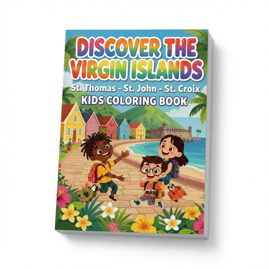 TINY TRAVEL TRIBE - DISCOVER THE USVI DIGITAL COLORING BOOK
